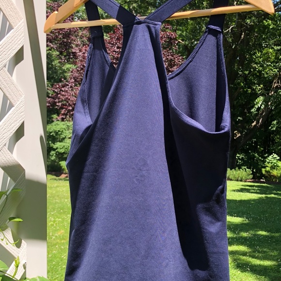 NWT Juicy Couture Sport Logo tank navy blue/pink - Picture 2 of 6